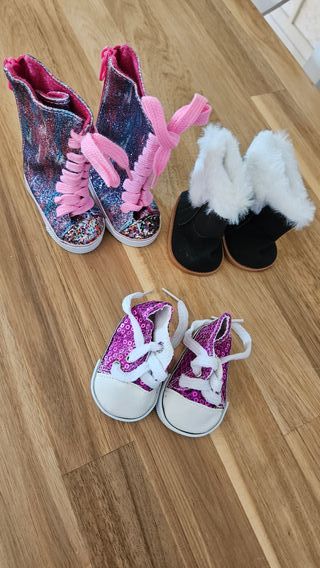 SOLO HOY 11 pares zapatos muñeca