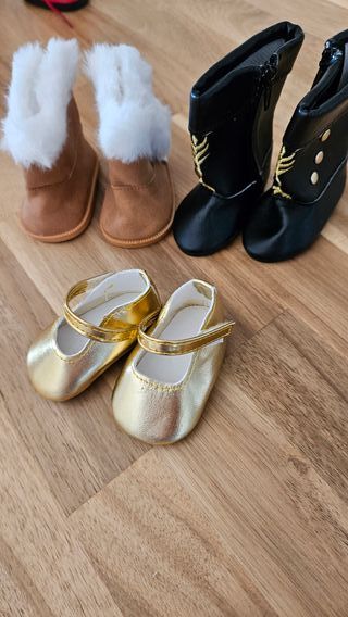 SOLO HOY 11 pares zapatos muñeca