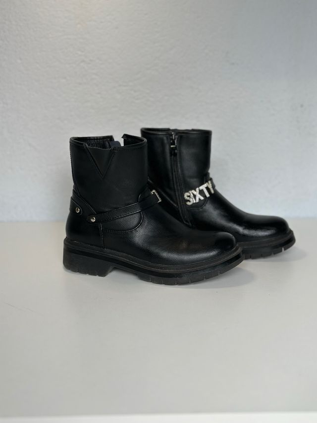 Botas niña negras MISS SIXTY talla 34