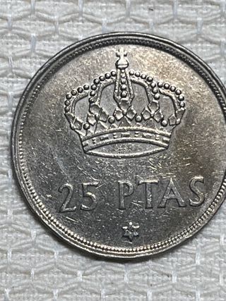 5 Monedas 25 Ptas 1975 Estrella 77,78,79,79,80