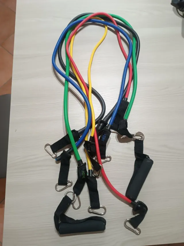 Set Elastici Allenamento con Maniglie