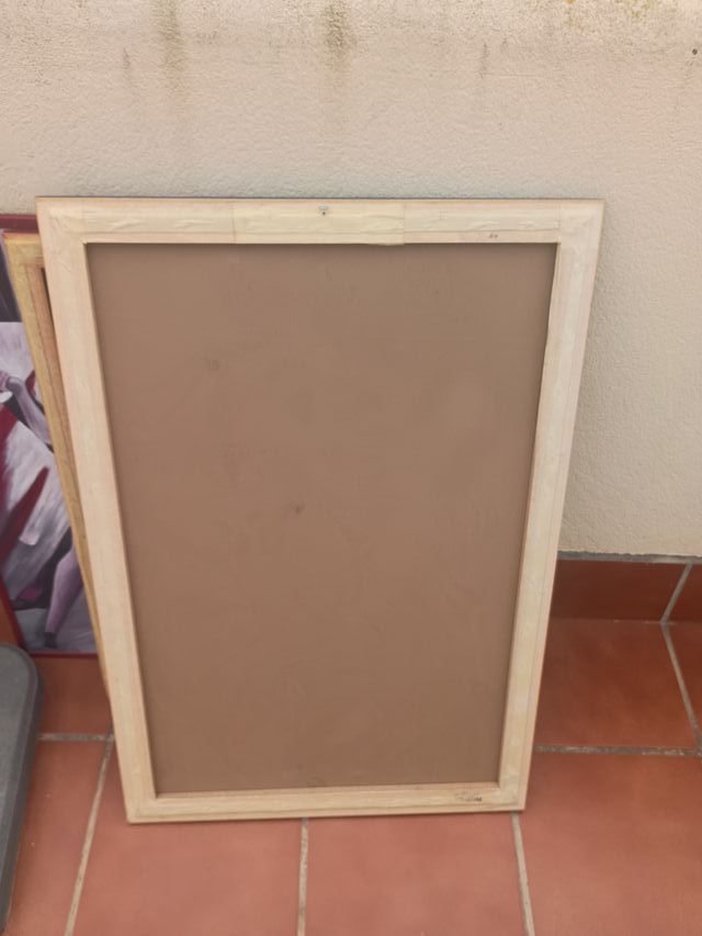 Cuadro al óleo grande hecho a mano