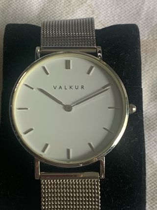 Reloj Valkur Plata y Blanco