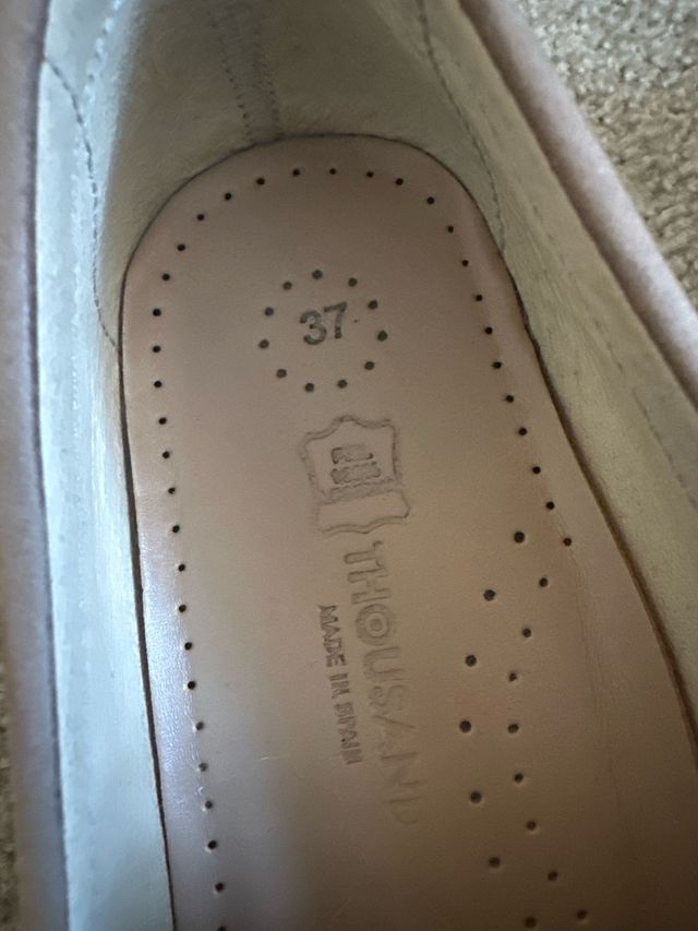 Mocasines ante TIOUBLAND beige talla 37