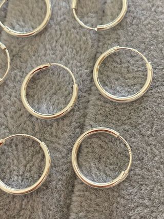 Aros Plata de Ley 925 - 15mm