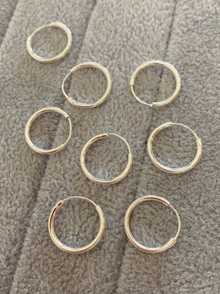 Aros Plata de Ley 925 - 15mm