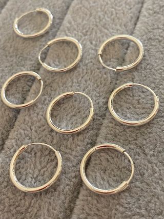 Aros Plata de Ley 925 - 15mm