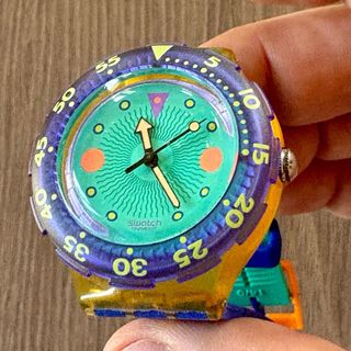 Swatch Scuba SDK102 Medusa Usato