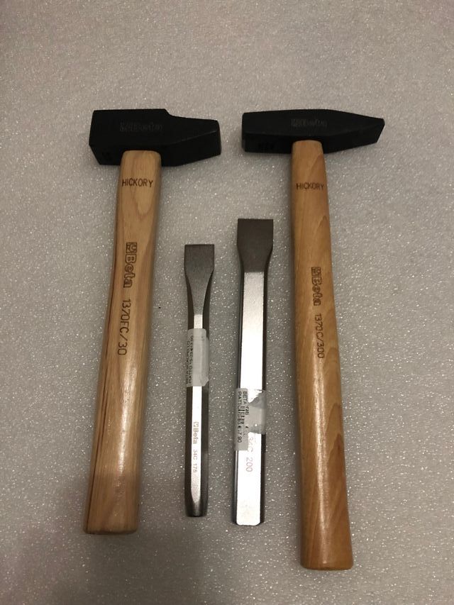 Set 2 Martelli Beta + 2 Scalpelli Beta