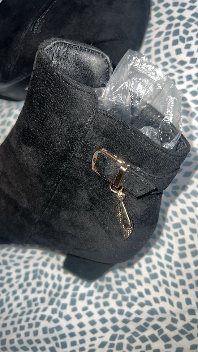 Botines Tacón Negro