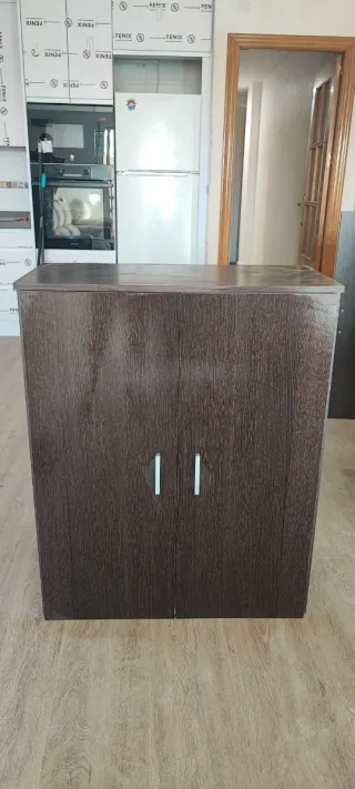 Zapatero wengué 2 puertas