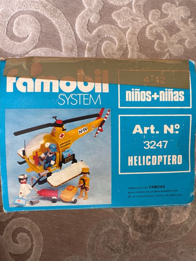 Scatola vuota per elicotteri Famobil System 3247