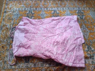 Vestido rosa estampado floral