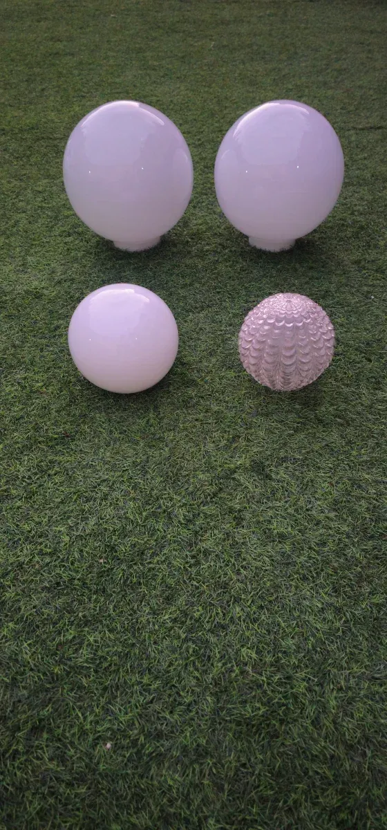 Lámparas esféricas de cristal, globo