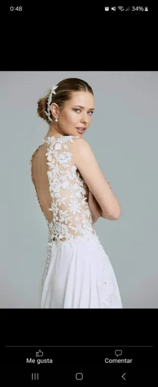 Vestido de Novia Blanco Encaje