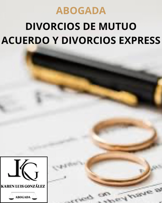Abogada divorcios de mutuo acuerdo y express