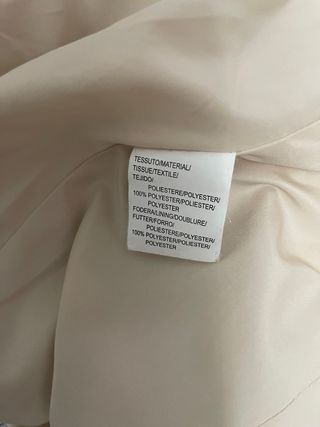 Piumino lungo Luisa Spagnoli beige con pelliccia L