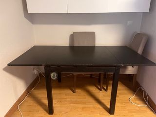 Mesa Comedor Ikea Madera Negra