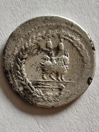 Moneda Romana Denario Plata Antigua