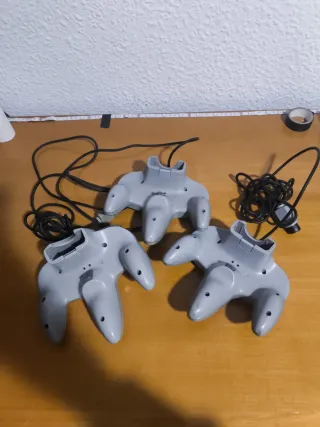 Lote 3 mandos grises Nintendo N64