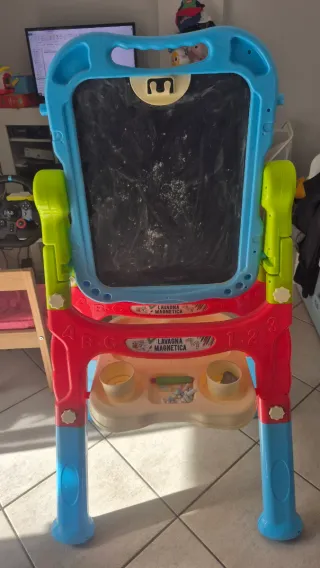 Lavagna magnetica girevole per bambini