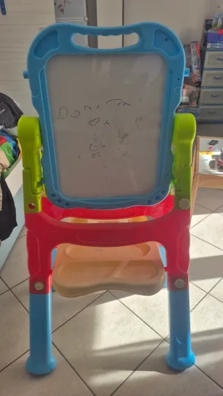 Lavagna magnetica girevole per bambini