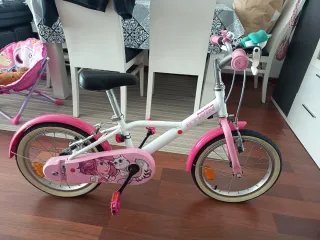 Bicicleta infantil Btwin rosa
