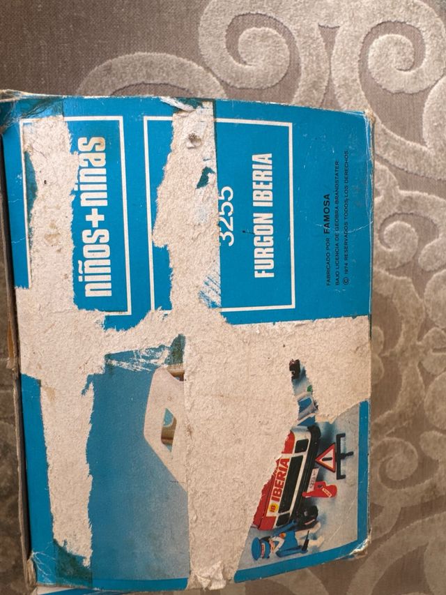 Famobil System Iberia 3255 vecchia scatola vuota.