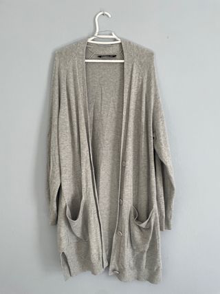 Chaqueta Stradivarius Gris Talla M