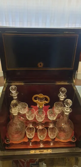 Bottiglie di liquore da viaggio cave à liqueur