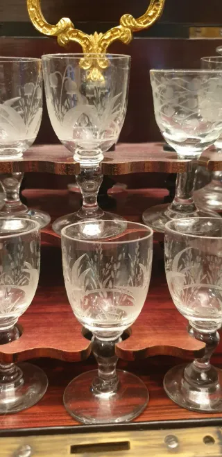 Bottiglie di liquore da viaggio cave à liqueur