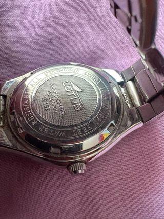 Reloj Lotus 15192 Plata y Blanco