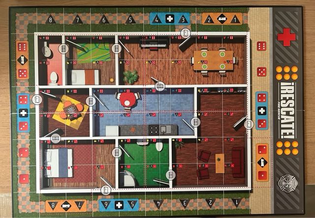 Juego de mesa ¡Rescate! Fire Rescue