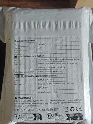 Linterna táctica potente 30W 5000mAh 15000 lúmenes