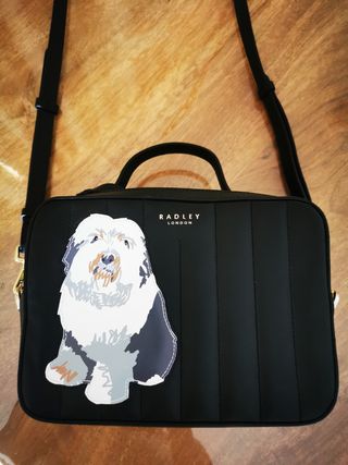 Bolso Radley Negro con Perro