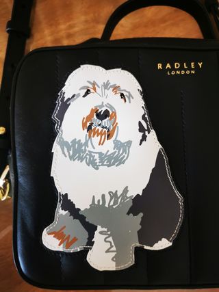 Bolso Radley Negro con Perro