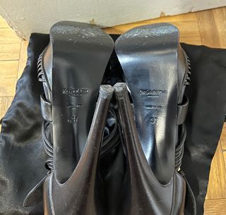 Sandalias Yves Saint Laurent Plataforma Negras