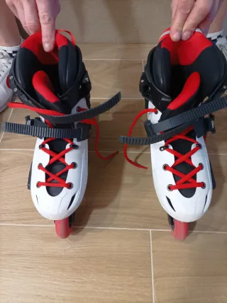 Patines en línea duros + bolsa