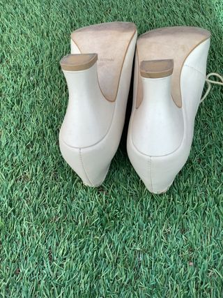 Zapatos Flamenco Beige Talla 38