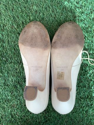 Zapatos Flamenco Beige Talla 38