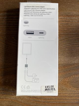 Adaptador Lightning a USB 3 Apple