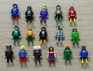 Colección Superhéroes Playmobil Kinder Completa