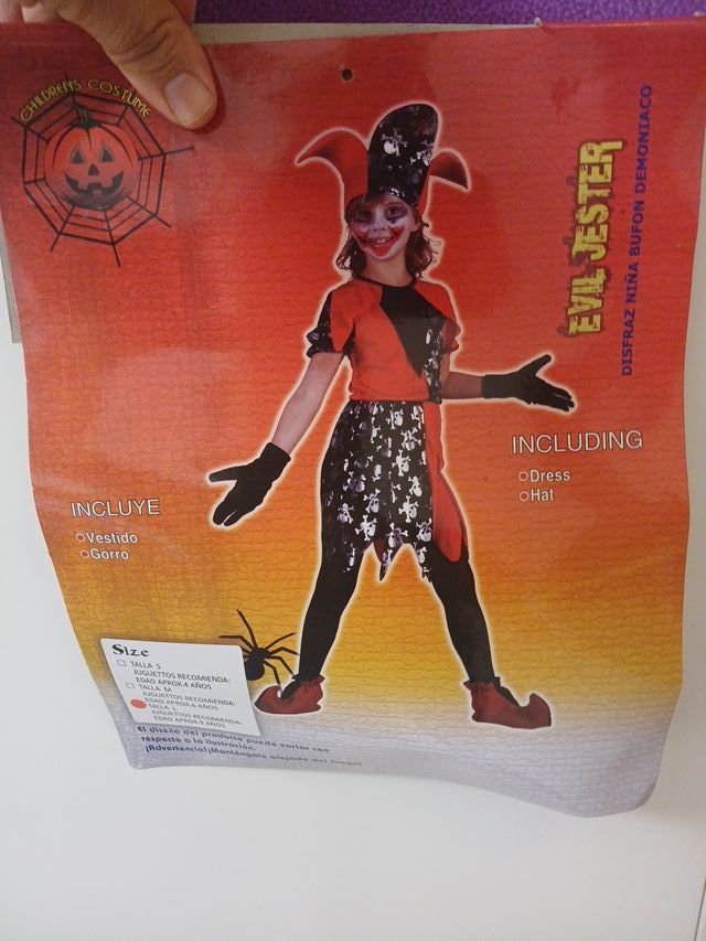 Disfraz Pirata Calaveras talla l niños 9 años