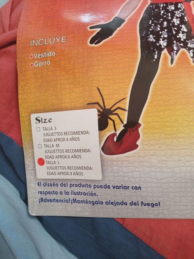 Disfraz Pirata Calaveras talla l niños 9 años