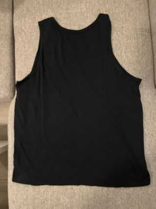 Camiseta sin mangas Nike negra