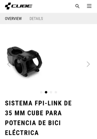 Soporte Garmin ebike CUBE 3D