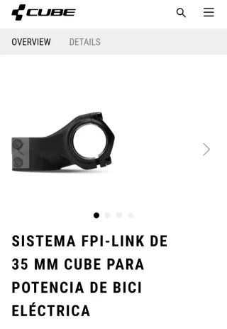 Soporte Garmin ebike CUBE 3D