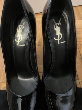 Yves Saint Laurent Trib Too Zapatos Tacón Negro