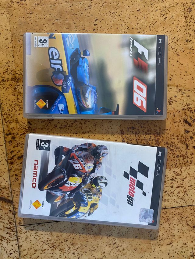 Lote 2 juegos PSP: MotoGP y Formula 1