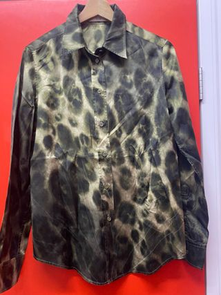 Camisa PRADA Seda Estampado Animal